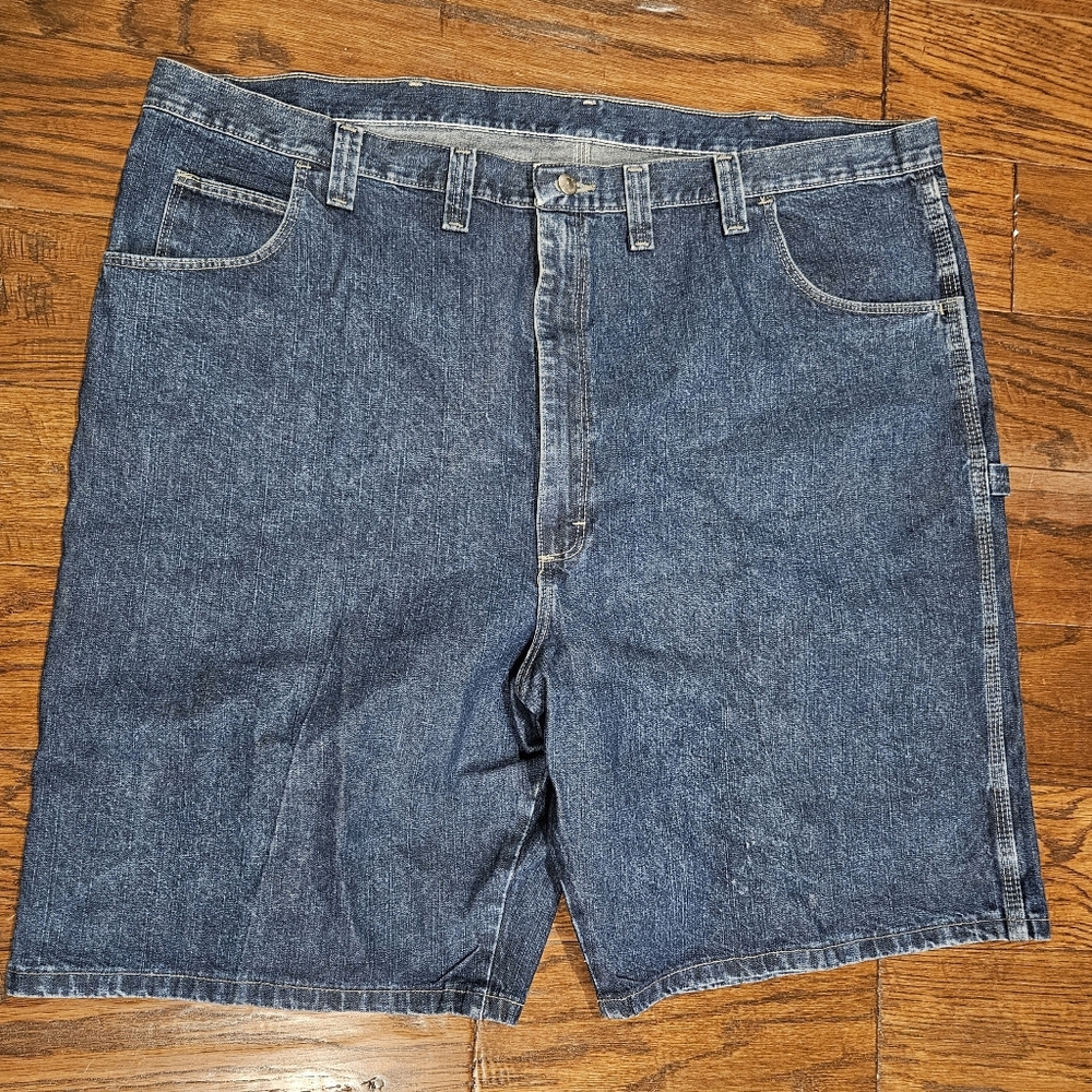 Wrangler Denim Cargo Men's Shorts, Blue - Size 48